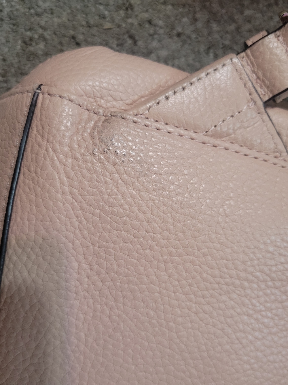 Michael Kors Powder Pink Pebbled Leather Studded Backpack And Wallet - Picture 6 of 12